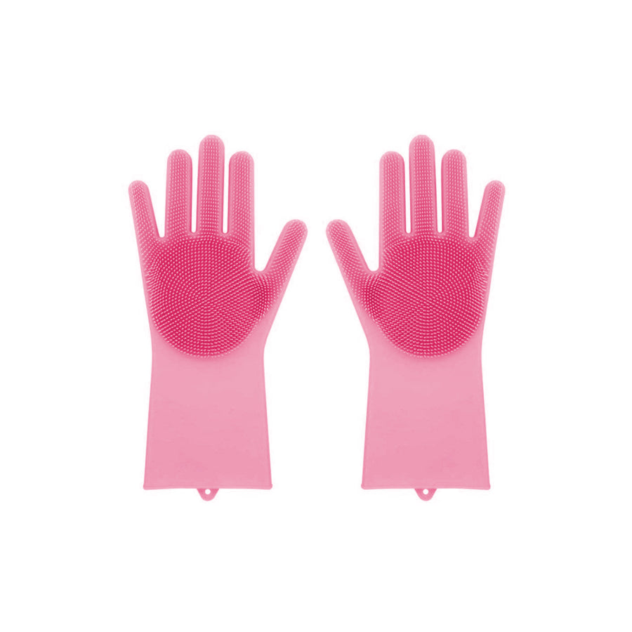 Silicone Dishwashing Gloves with Scrubbers