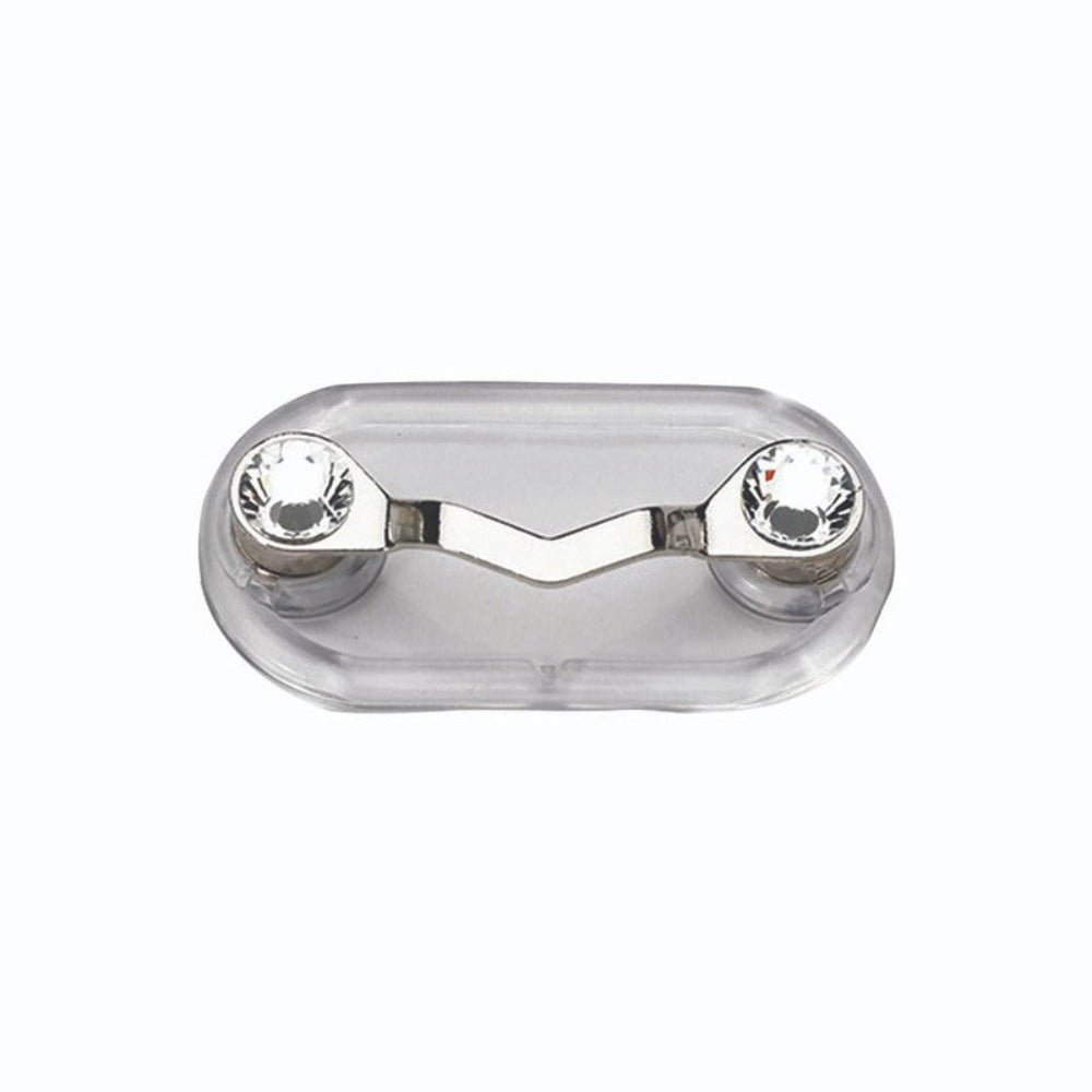 Magnetic Eyeglass, Sunglass or Name Tag Holder - Silver, Pink, Black or Blue
