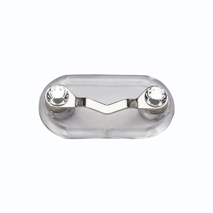 Magnetic Eyeglass, Sunglass or Name Tag Holder - Silver, Pink, Black or Blue