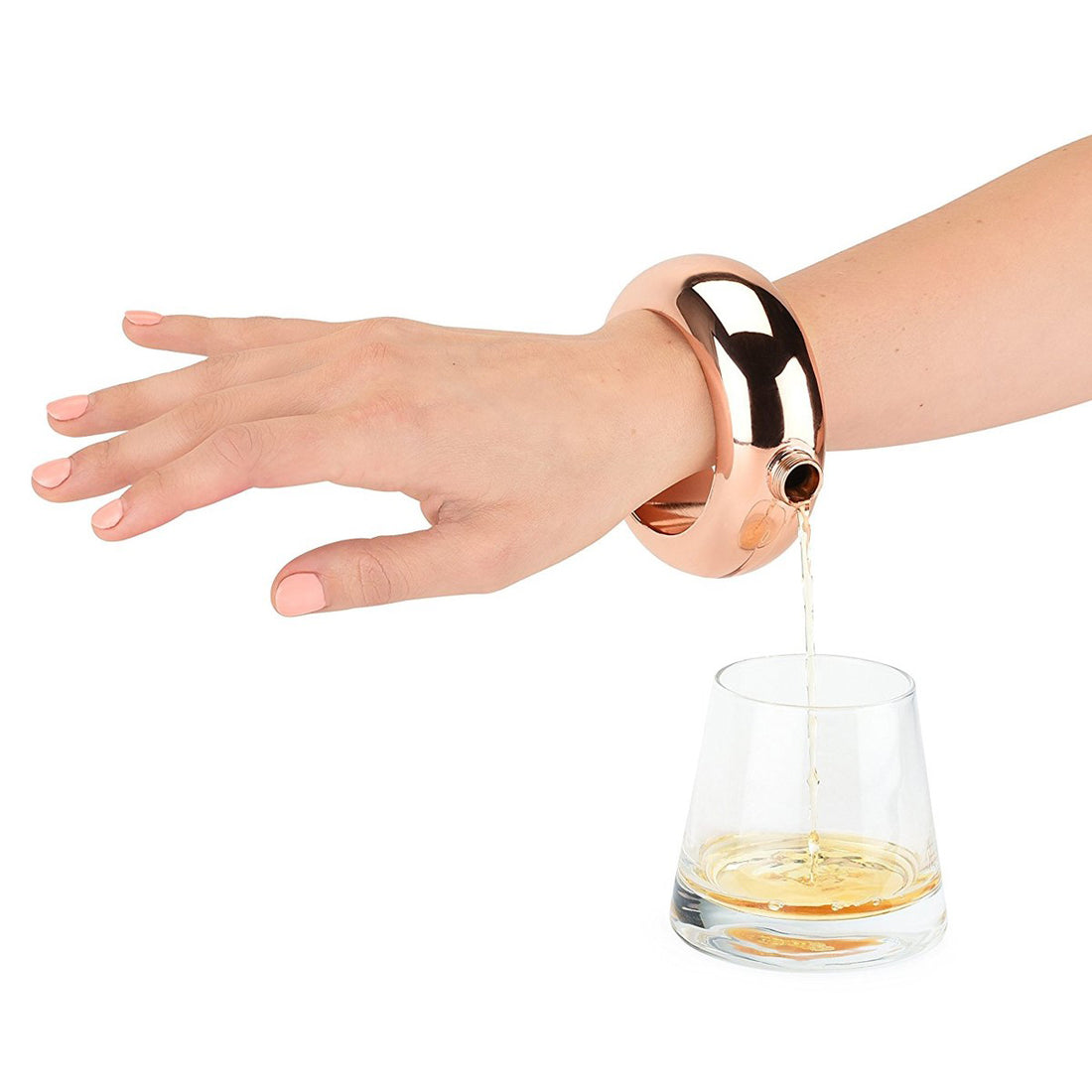 Stainless Steel Bangle Bracelet Flask