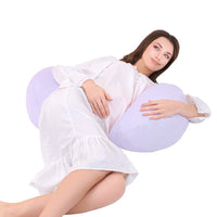 Tummy Support Maternity Pillow - Blue, Pink or Purple