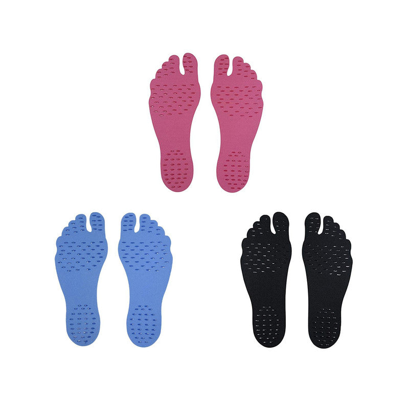 Anti Slip Foot Protectors-3 Pack (Black, Blue, and Pink)