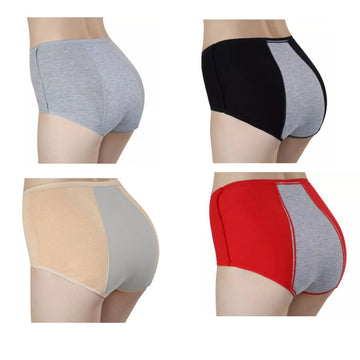 Highwaisted Leakproof Menstrual Panties - Black, Grey, Red or Nude