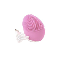 Rechargeable Mini Silicone Facial Brush - Black,