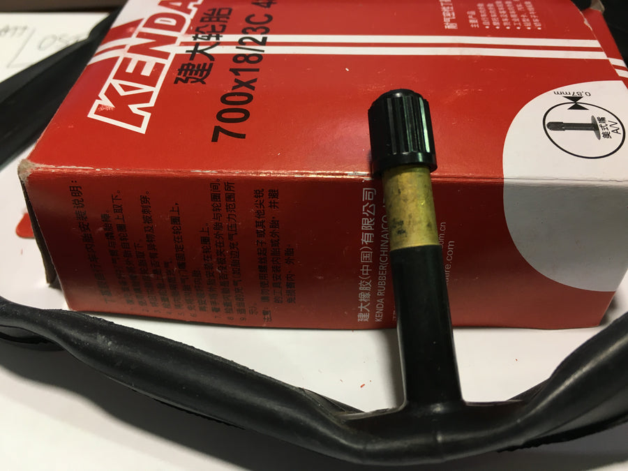 Kenda Road Bike Inner Tube 700 x 18/23C 48L 87mm F/V Schrader Valve