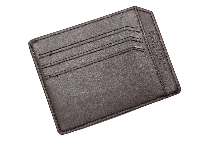 Ultra Slim RFID Blocking Credit Card Holder - Black or Brown
