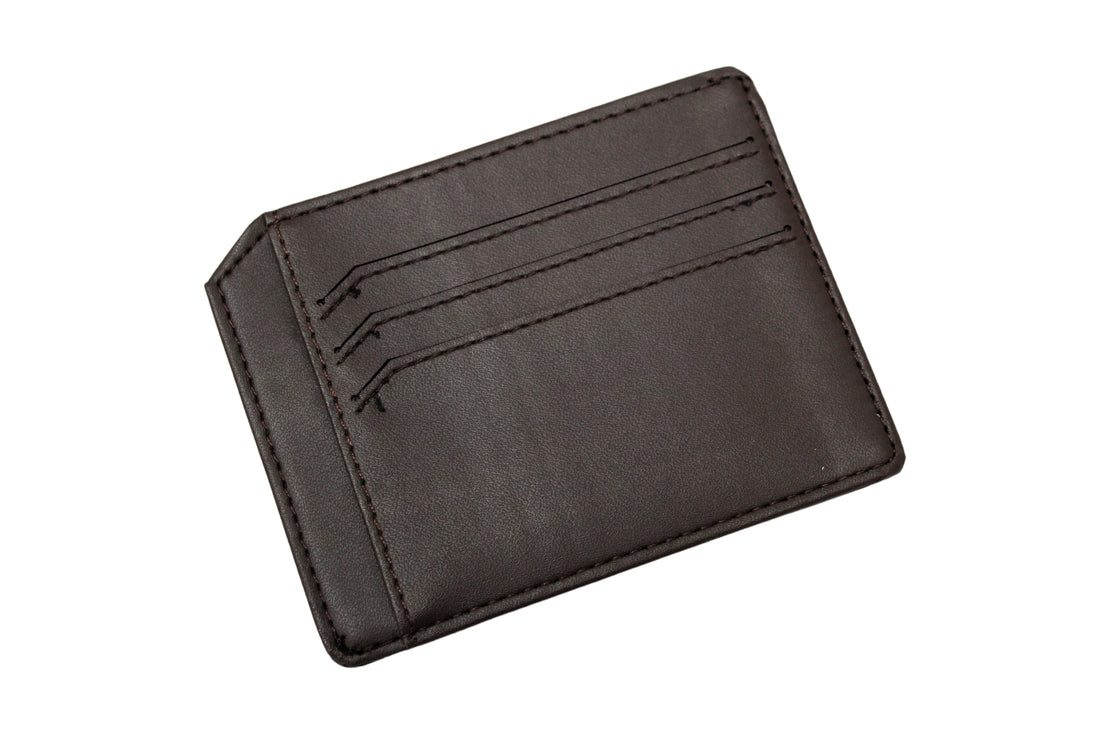 Ultra Slim RFID Blocking Credit Card Holder - Black or Brown