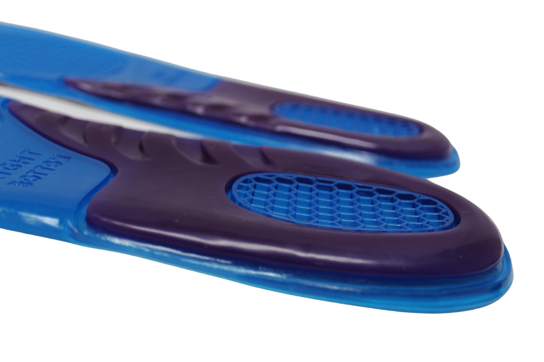 Massaging Gel Cushioned Shoe Insoles - for Men and Women