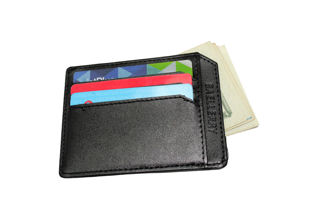 Ultra Slim RFID Blocking Credit Card Holder - Black or Brown