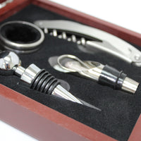 Wine Bottle Opener & Stopper Gift Set