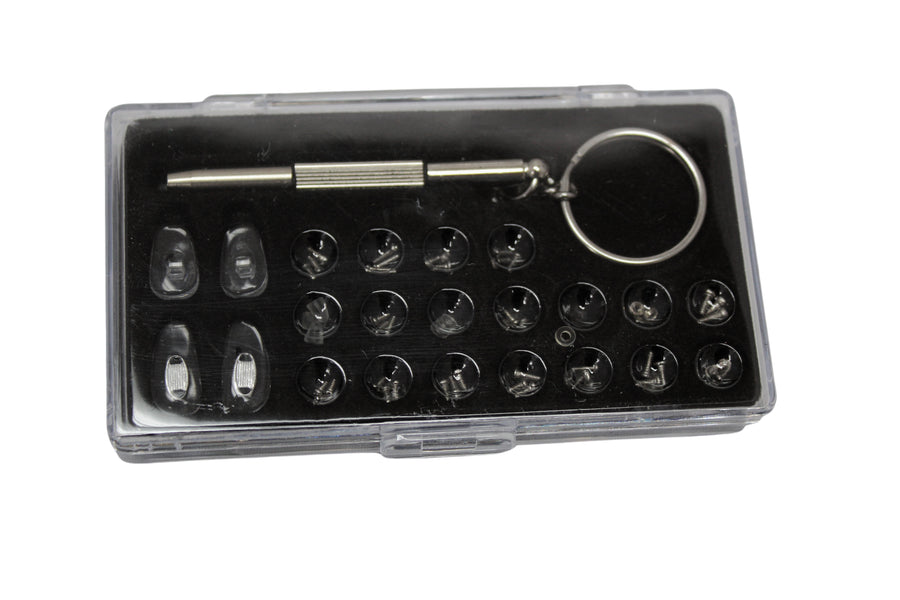Eyeglass Sunglass Repair Kit with Stainless Steel Tiny Screws
