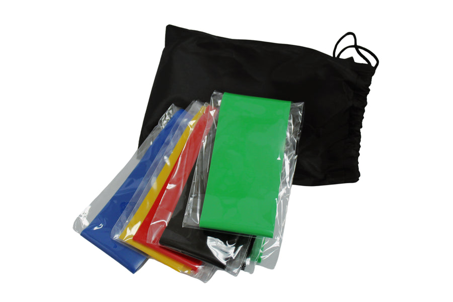 Resistance Band Exercise Loops Set of Five