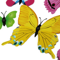 Mixed Color 3D Butterfly Magnet Fridge stickers - 12 pcs
