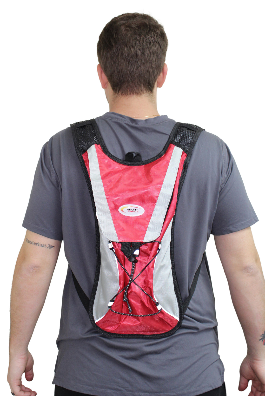 Sport Force Multi Function Hydration Backpack - Black, Red, Orange, Green or Blue