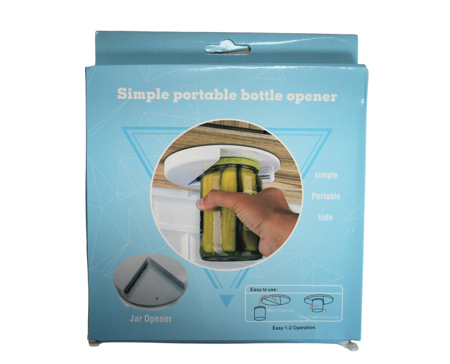 Under Cabinet Jar Opener Multi Function Grip For any Size Lid