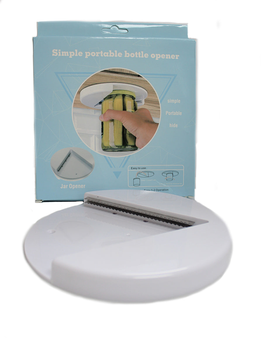 Under Cabinet Jar Opener Multi Function Grip For any Size Lid