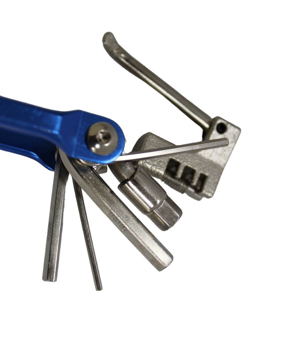 Portable Steel Multifunction Bicycle Tool Maintenance - 11 In 1