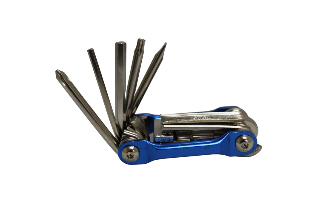 Portable Steel Multifunction Bicycle Tool Maintenance - 11 In 1