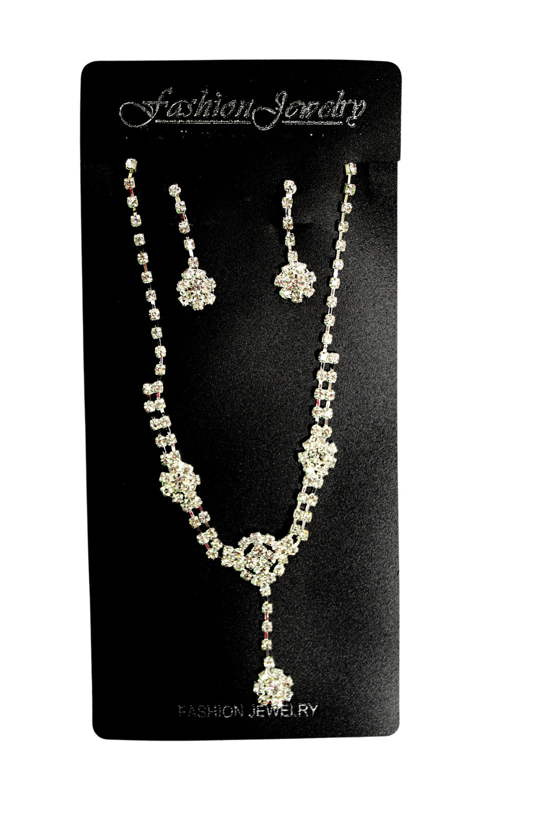Swarovski Crystal Earring Necklace set TL3026 (Clip on)