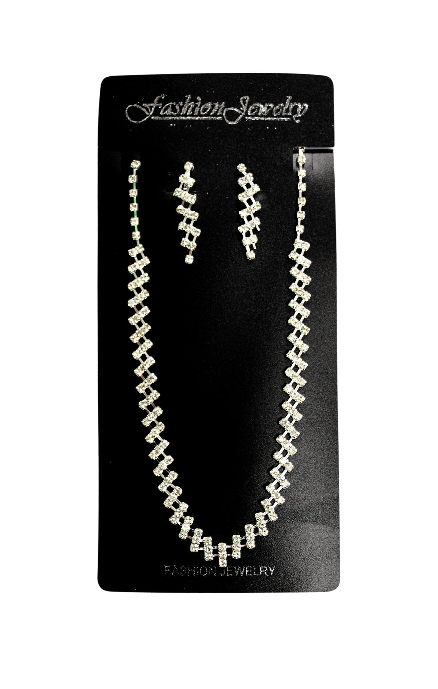 Swarovski Crystal Earring Necklace set TL3027 (Clip on)