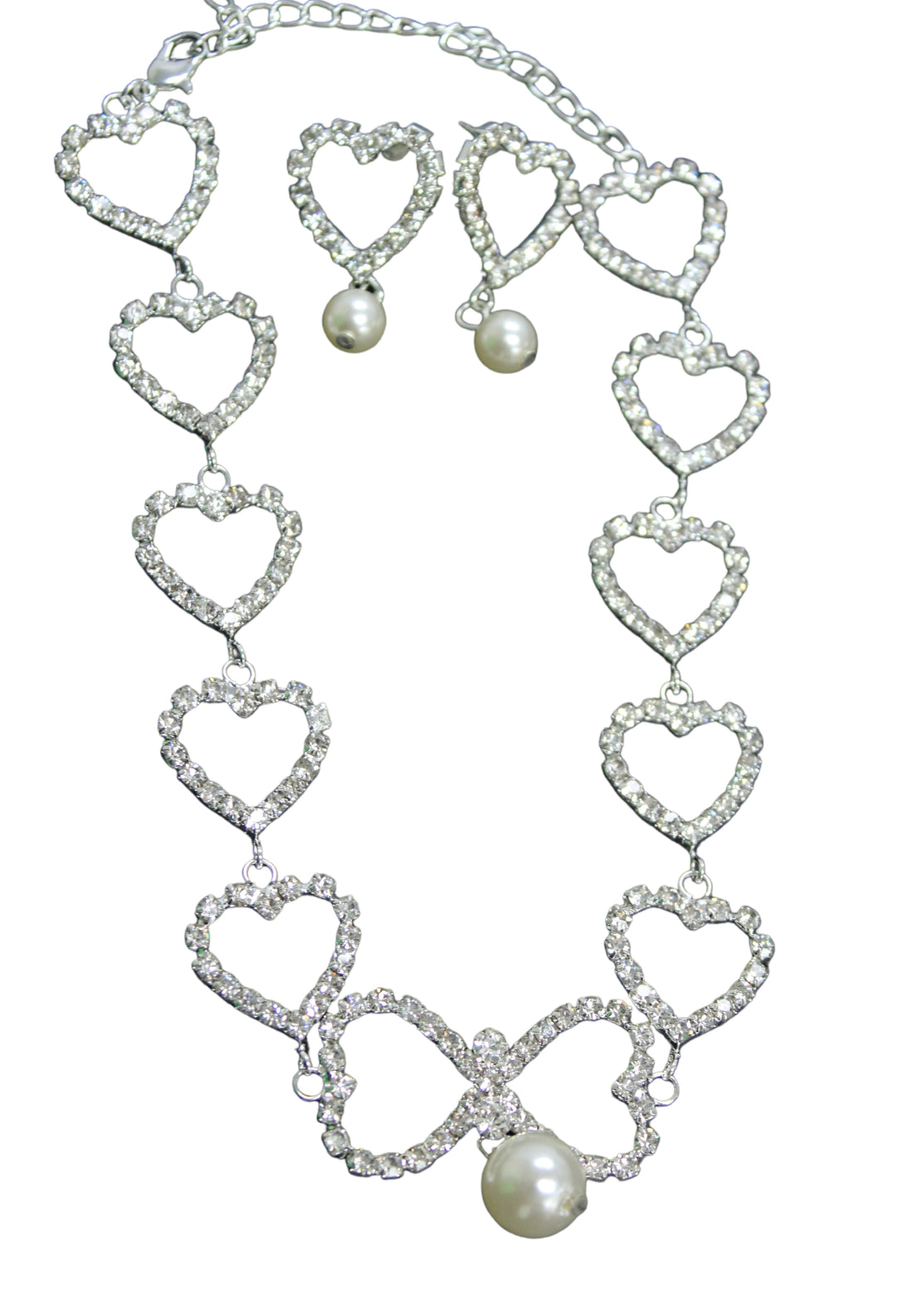 Swarovski Crystal Earring Necklace set TL3018