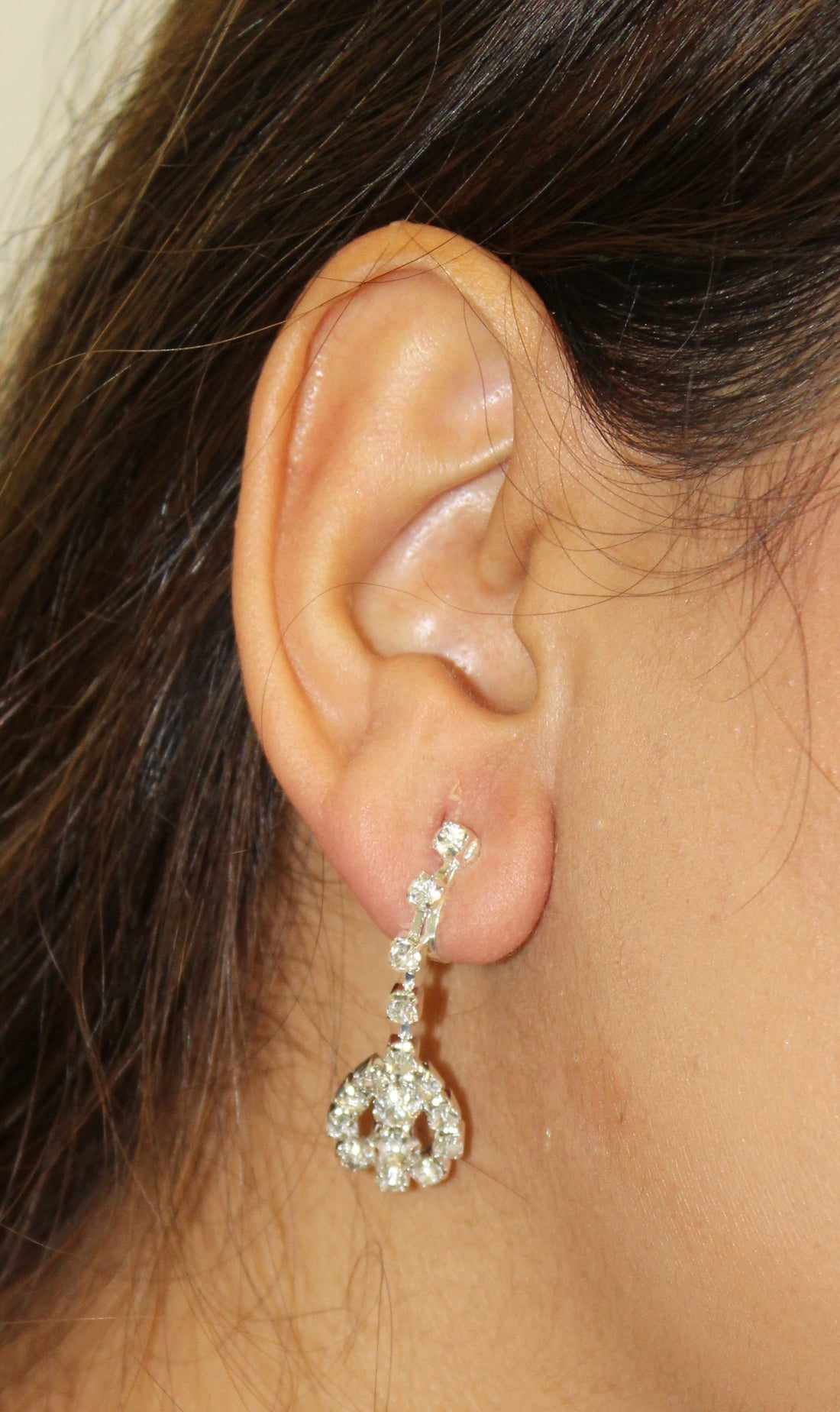 Swarovski Crystal Earring Necklace set TL3023 (Clip on)