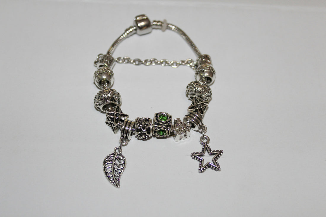 Source Force Pandora Style Charm Bracelet