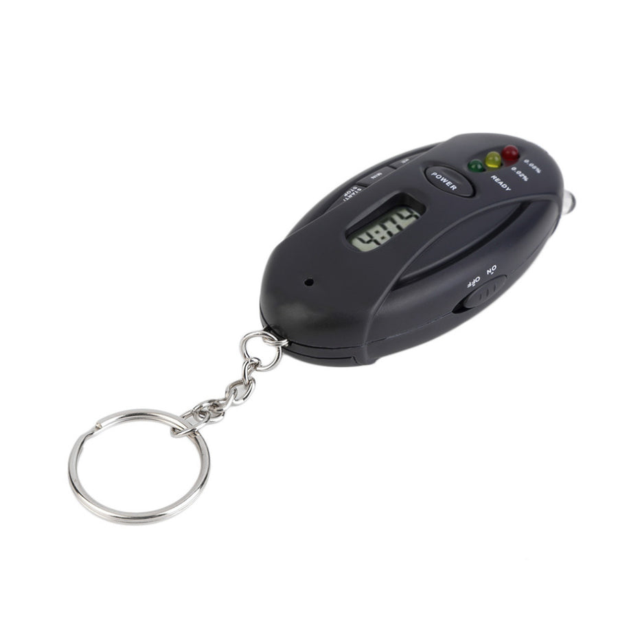 Digital Display Breathalyzer/Alcohol Tester Keychain