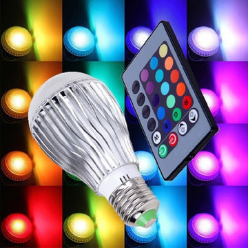 Color Changing LED Light Bulb with Remote Control(1 pack, 2 Pack, 4 Pack, or 8 Pack)
