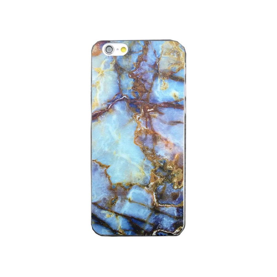 Marble Phone Case for iPhone 6 and 6 Plus - Black, White, Blue or Green