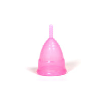 Menstrual Cups - 1 or 2 Pack - Pink, Purple or Clear