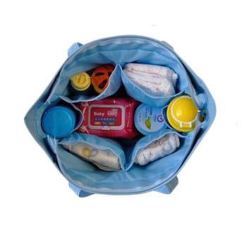Diaper Tote Bag - Blue, Beige or Pink