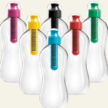 Outdoor Filtered Bobble Water Bottle - Black, Blue, Green, Pink, Red or Yellow