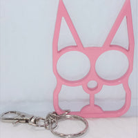 Self Defense Cat Ears Keychain - Black, Gold or Pink