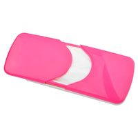 Plastic Sunvisor Tissue Box - Pink, Green or Yellow