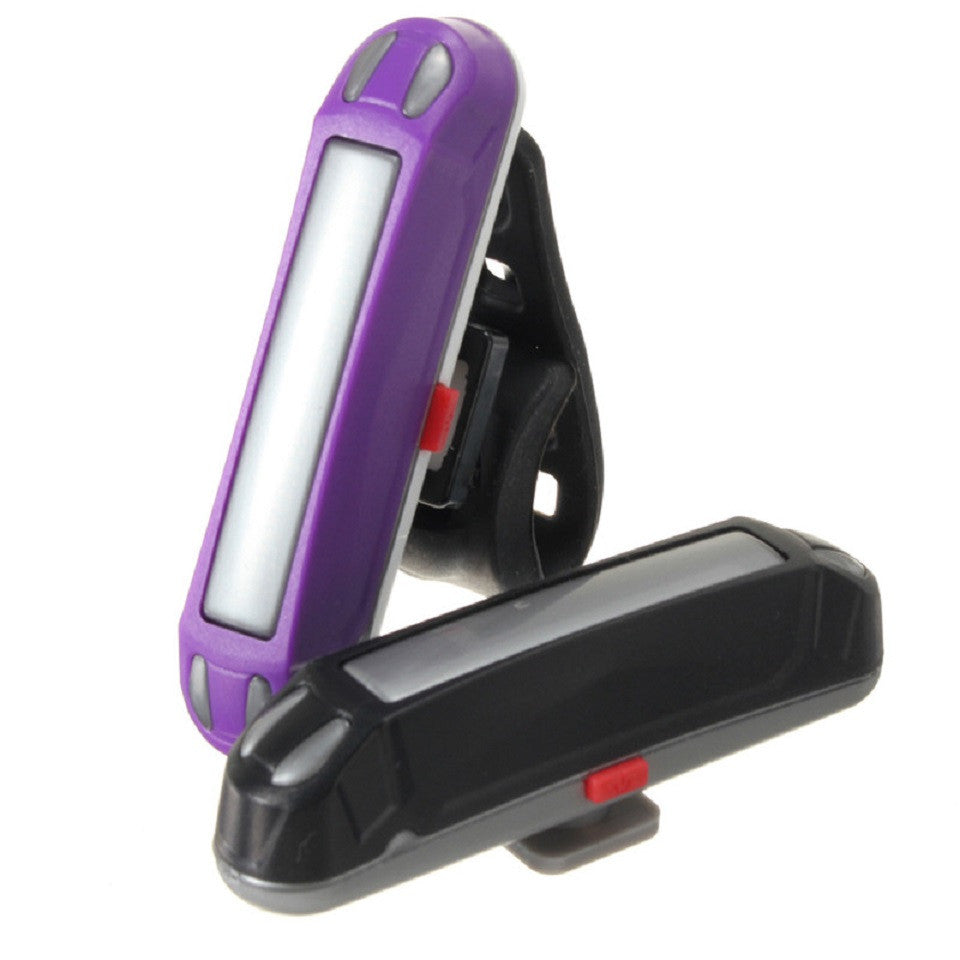 Rechargeable Bike Light- Purple or Black