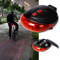 5 LED Rear Bike Safety Light - Red