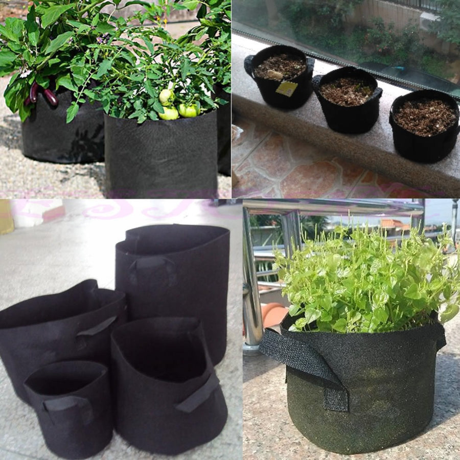 Reusable Grow Bag Planters - 1, 3, 5, or 10 Gallon (2 Pack)