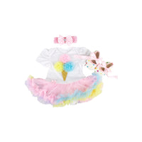 Ruffled Tutu Dress Set