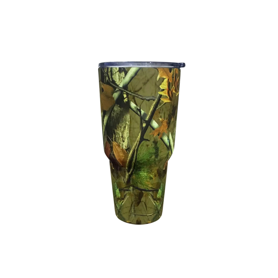 Stainless Steel Tumbler - Silver, Pink Camo, or Green Camo - 20 or 30 oz