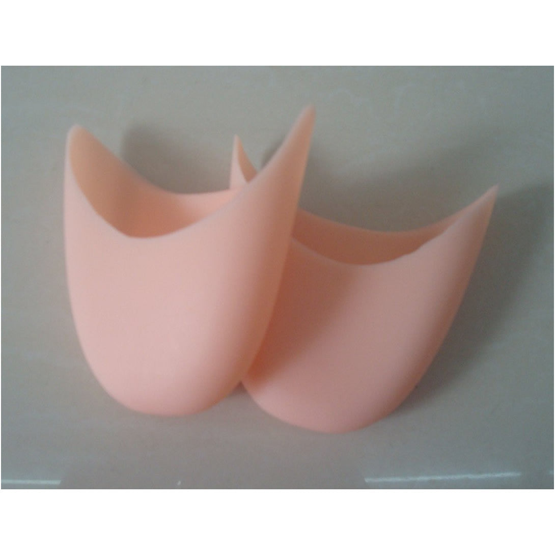 Silicone Toe Protectors for Athletes and Dancers - Nude or White