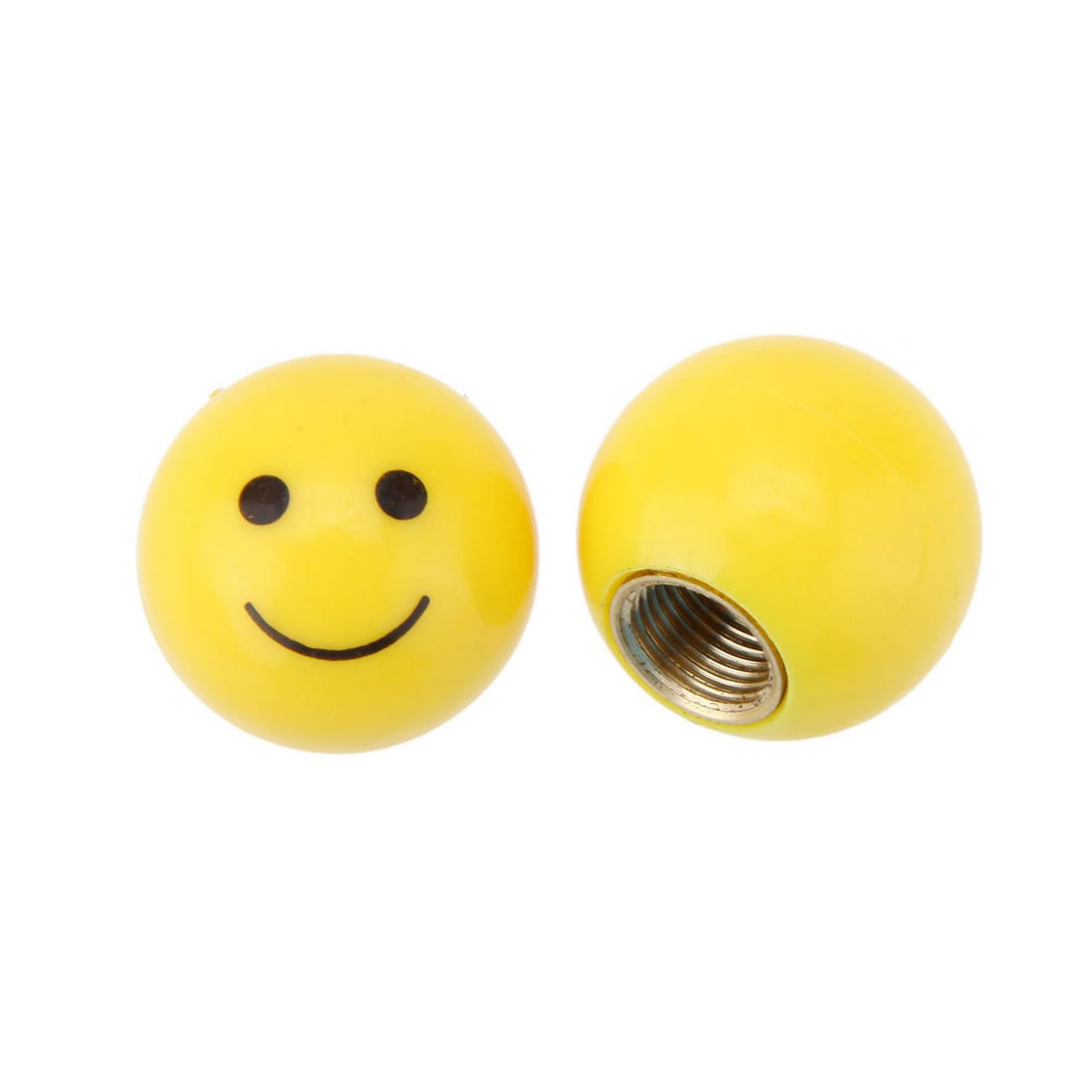 Smiley Face - Bike Valve Covers - Set of 4