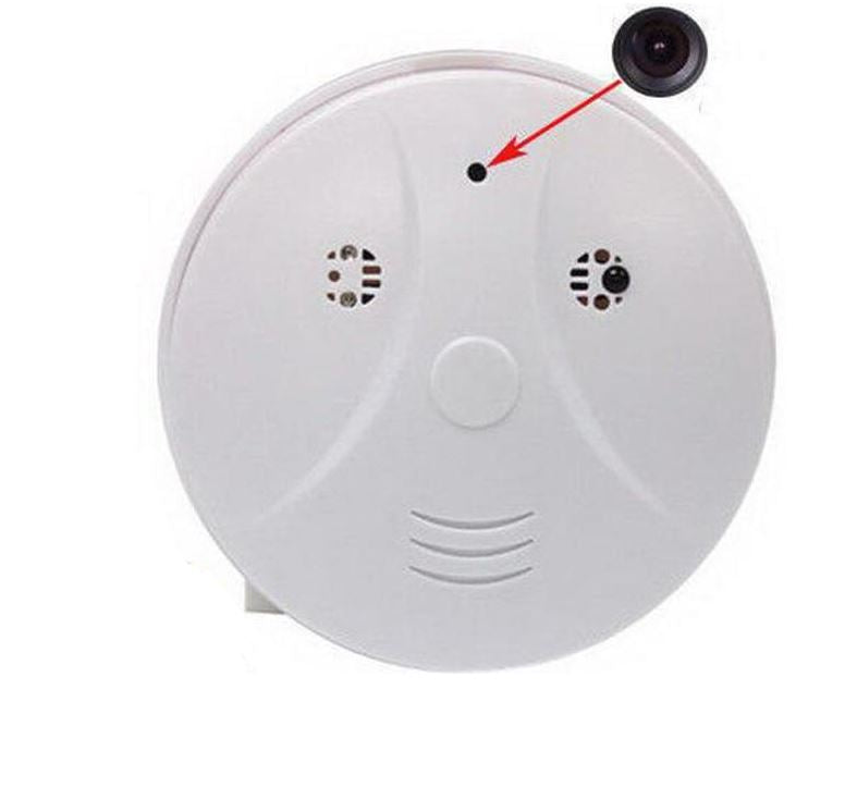 Hidden Spy Camera Smoke Detector - Surveillance Device