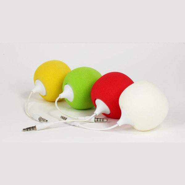 Music Speaker Adorable Little Ball - Black, Green, Red, Yellow or White