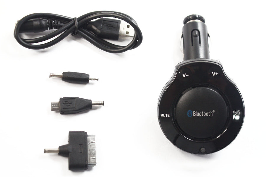 Steering Wheel Handsfree Bluetooth Speakerphone Car Kit - Multiple Colors