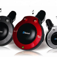 Steering Wheel Handsfree Bluetooth Speakerphone Car Kit - Multiple Colors