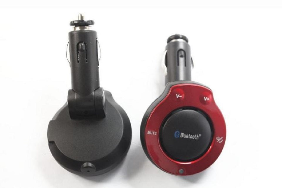 Steering Wheel Handsfree Bluetooth Speakerphone Car Kit - Multiple Colors