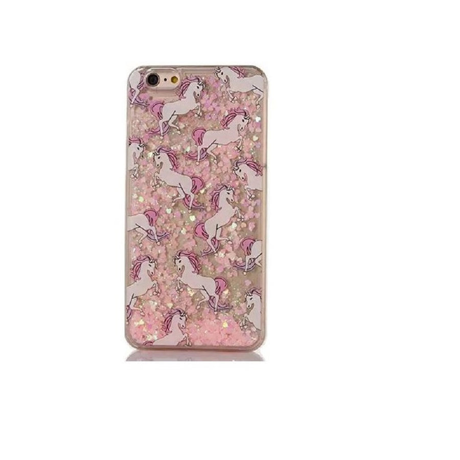 Unicorn Glitter Quicksand Phone Case for iPhone 6 and 6 Plus - Pink, Gold or Silver