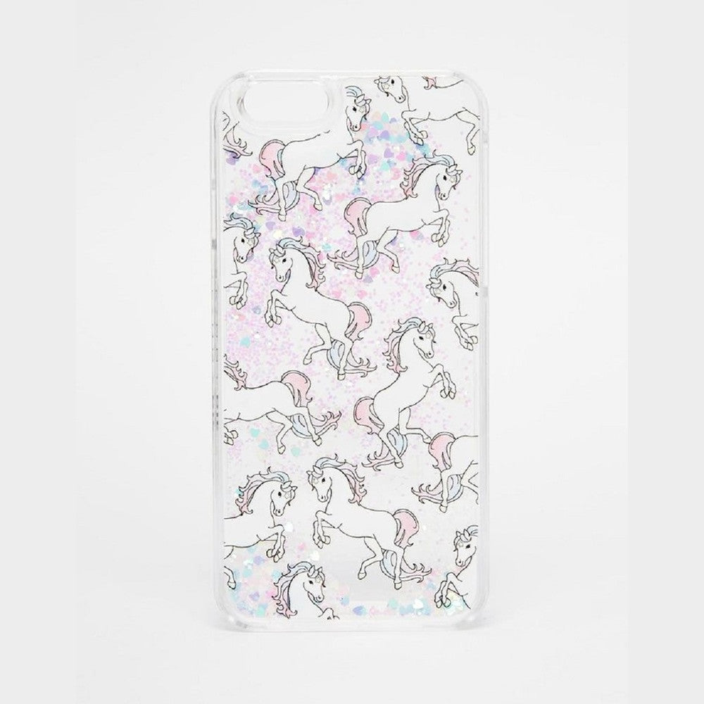 Unicorn Glitter Quicksand Phone Case for iPhone 6 and 6 Plus - Pink, Gold or Silver