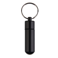 Waterproof Air-tight Aluminum Alloy Pill Case Pill Box Keychain Holder